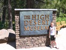 Kyle at the High Desert Museum